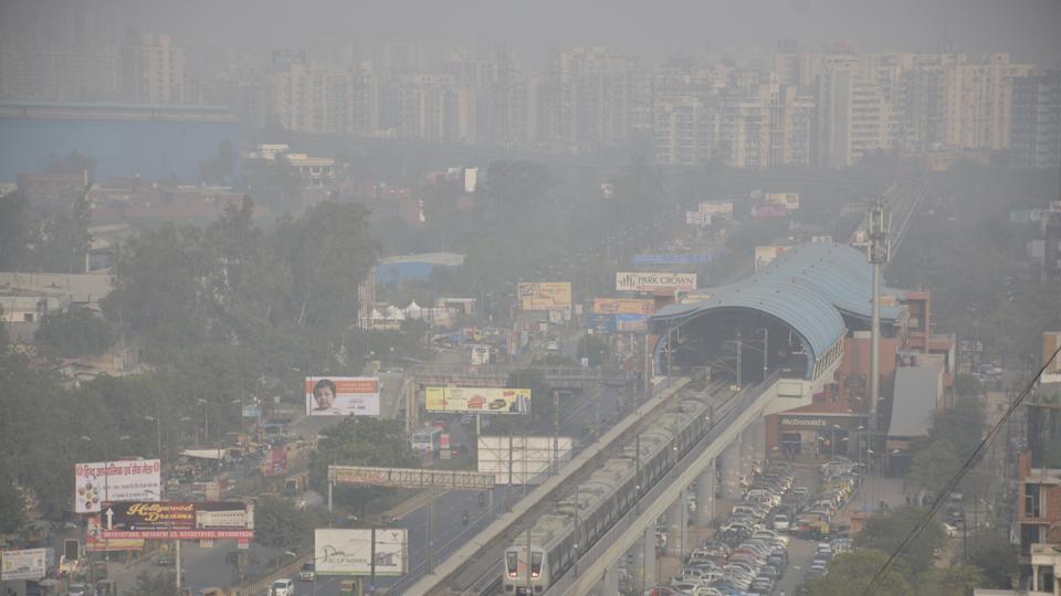 polluted city
