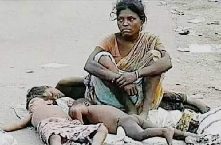 poor woman