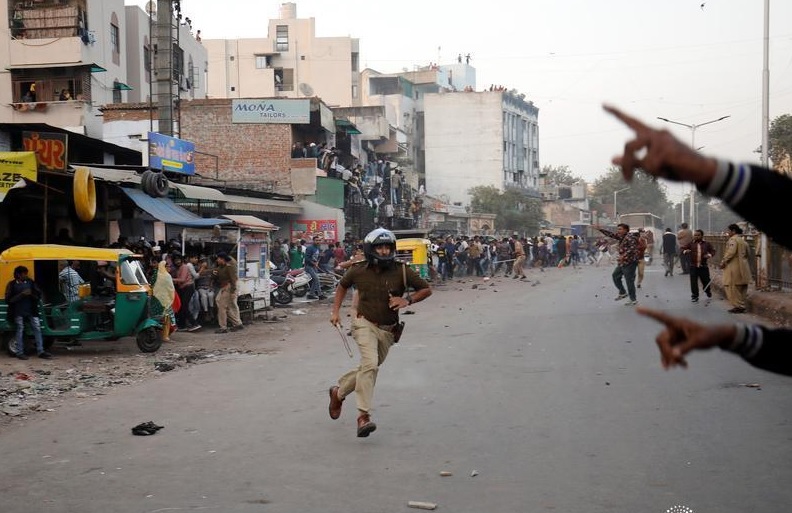 police in action