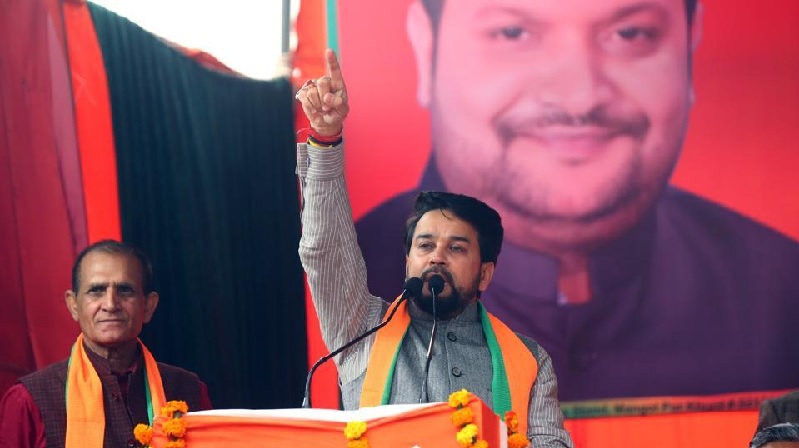 anurag thakur front