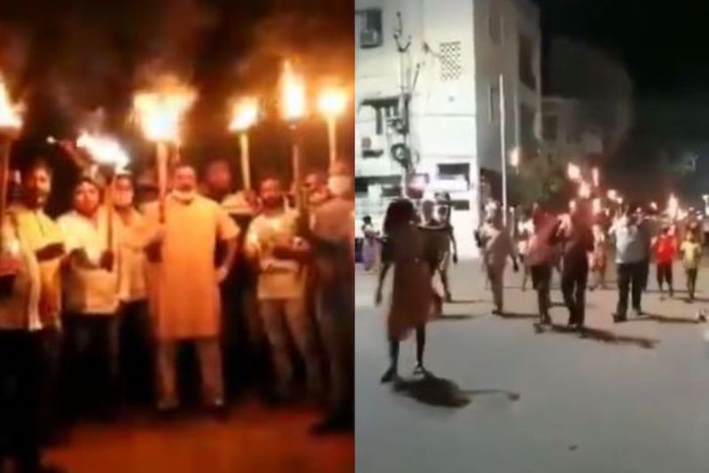 5 अप्रैल को जुलूस।
