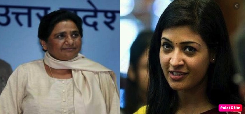 मायावती और अलका लांबा।