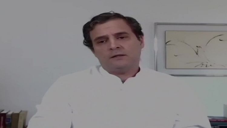 राहुल गांधी।