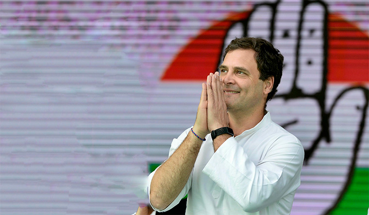 राहुल गांधी।