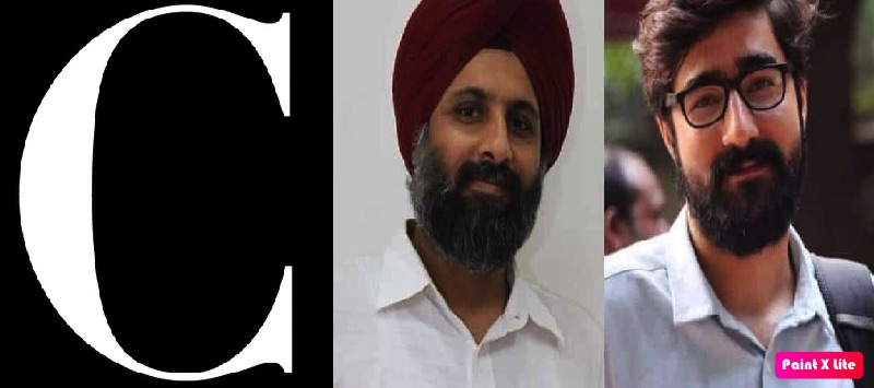 कारवां के दोनों पत्रकार।