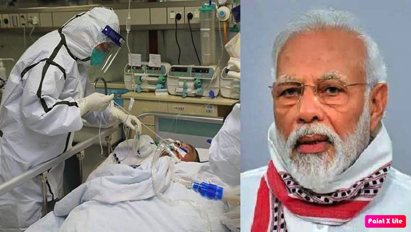 कोरोना और मोदी।