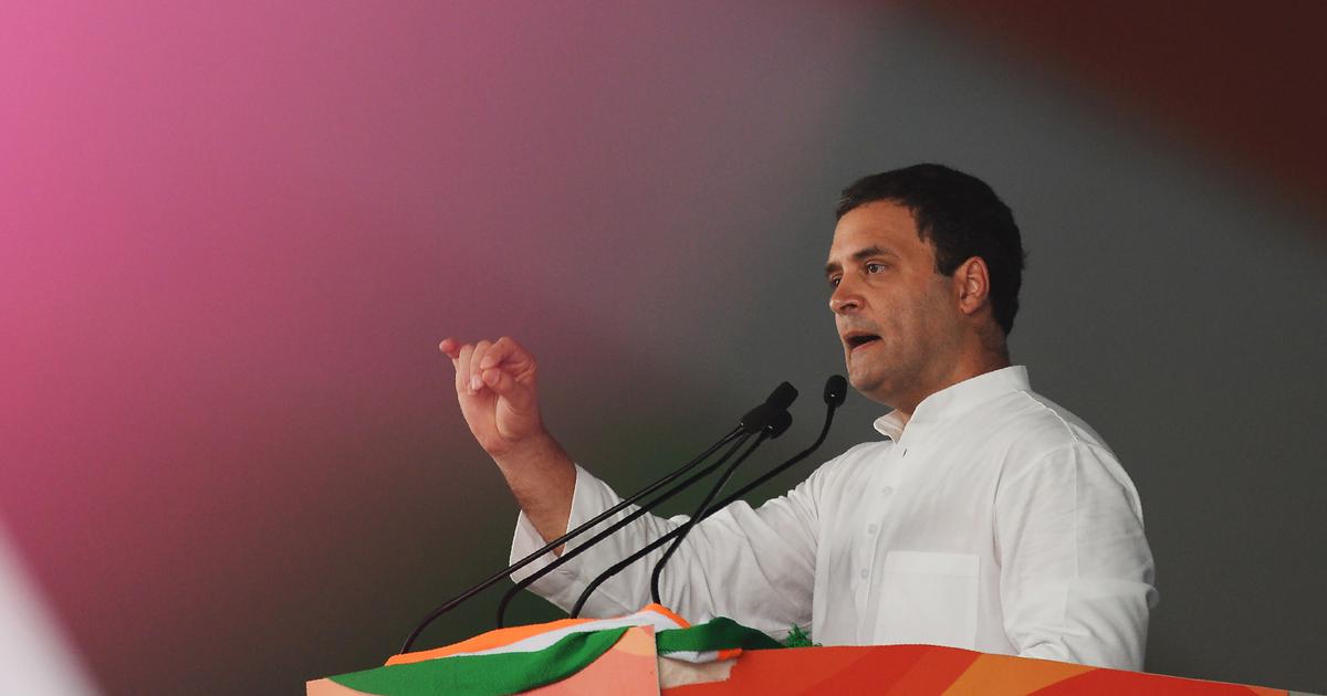 राहुल गांधी।