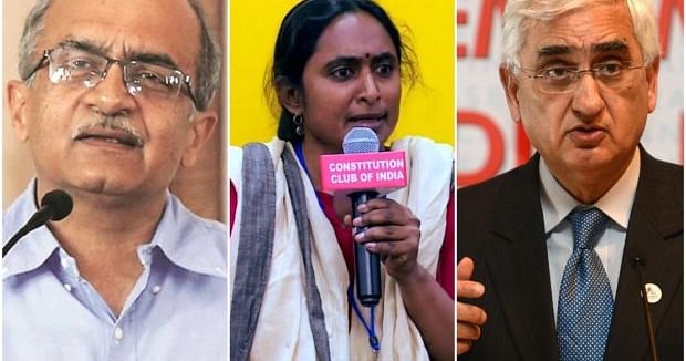 दिल्ली दंगों में अब प्रशांत भूषण, सलमान खुर्शीद और कविता कृष्णन का नाम