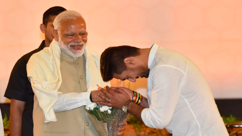 मोदी और चिराग।