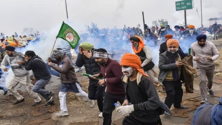 खनौरी सीमा पर एक युवक की मौत, कई किसान घायल, हरियाणा पुलिस ने दागे आंसू गैस के गोले
