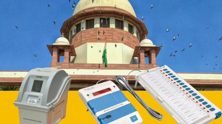 सुप्रीम कोर्ट ने चुनाव आयोग से पूछा- क्या ईवीएम से छेड़छाड़ या हेराफेरी करने पर कोई सज़ा है? 