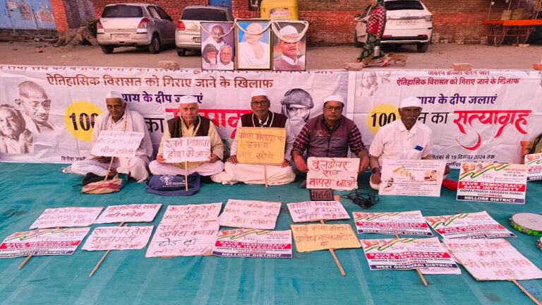 राजघाट परिसर को बुलडोजर से गिराने वालों की विचारधारा विध्वंस की विचारधारा: प्रहलाद नेमाड़े